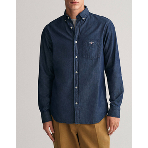 Product GANT SHIRT LS REG INDIGO BD base image