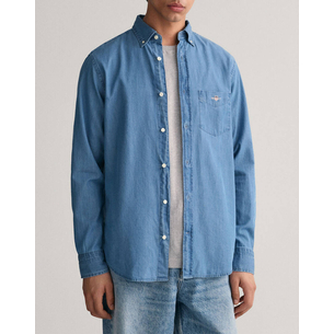Product GANT SHIRT LS REG INDIGO BD base image