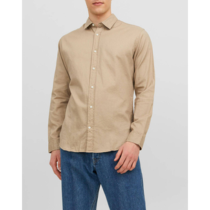 Product JACK&JONES JJEGINGHAM TWILL SHIRT L/S NOOS base image