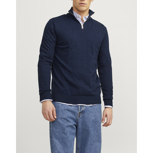 Product JACK&JONES JJEEMIL KNIT HALF ZIP NOOS base image