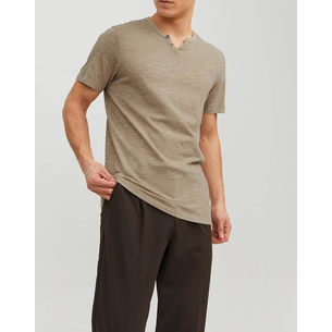 Product JACK&JONES JJESPLIT NECK TEE base image
