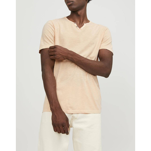 Product JACK&JONES JJESPLIT NECK TEE base image
