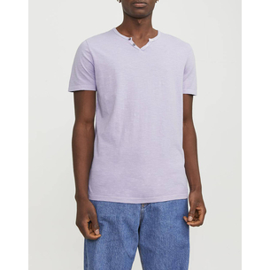 Product JACK&JONES JJESPLIT NECK TEE base image