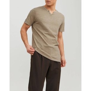Product JACK&JONES JJESPLIT NECK TEE base image