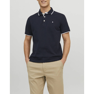Product JACK&JONES ΜΠΛΟΥΖΑ ΑΝΤΡΙΚΗ JJEPAULOS POLO SS NOOS base image