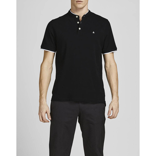 Product JACK&JONES JJEPAULOS MAO POLO SS NOOS base image