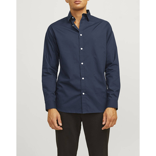 Product JJ REBELL JREBGAVIN SOLID SHIRT LS NOOS base image