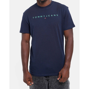 Product TOMMY JEANS TJM REG LINEAR LOGO TEE EXT base image