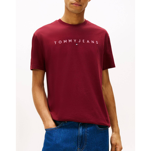 Product TOMMY JEANS TJM REG LINEAR LOGO TEE EXT base image