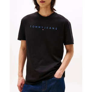Product TOMMY JEANS TJM REG LINEAR LOGO TEE EXT base image