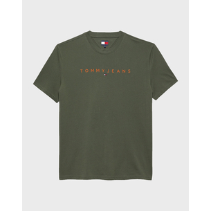 Product TOMMY JEANS TJM REG LINEAR LOGO TEE EXT base image