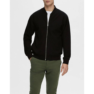 Product SELECTED SLHMACK SWEAT BOMBER LS NOOS base image