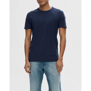 Product SELECTED SLHNEWPIMA SS O-NECK TEE NOOS base image