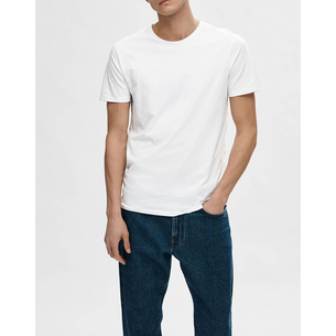 Product SELECTED SLHNEWPIMA SS O-NECK TEE NOOS base image
