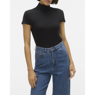 Product AWARE BY VERO MODA VMIRWINA CAP SLEEVE ROLL NECK TOP VMA base image