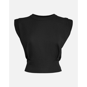 Product VERO MODA VMLITA LS O-NECK CROPPED KNIT TOP VMA base image
