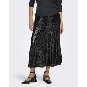 Product ONLY ONLCARIN SEQUINS A-SHAPE SKIRT WVN base image