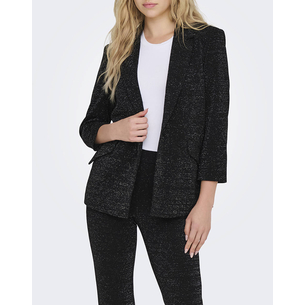 Product ONLY ONLALYA L/S FITTED GLIT BLAZER TLR base image