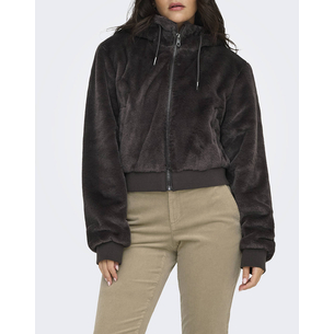 Product ONLY ONLVENICE FAUX FUR HOOD BOMBER CC OTW base image