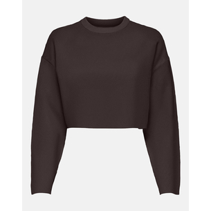 Product ONLY ONLANNY LS CROPPED O-NECK KNT base image