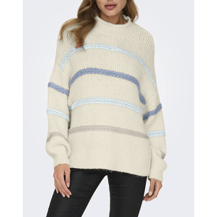 Product ONLY ONLMY LS STRIPE HIGH NECK KNT base image