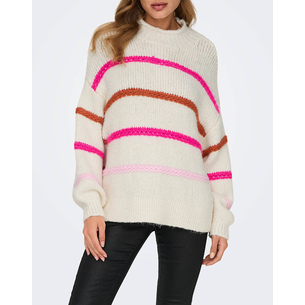 Product ONLY ONLMY LS STRIPE HIGH NECK KNT base image