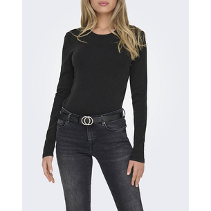 Product ONLY ONLVIOL LIFE LS RIB T-SHIRT XT WVN base image