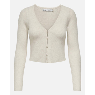 Product ONLY ONLRICA LIFE LS VNECK PEARL CARDIGAN KNT base image