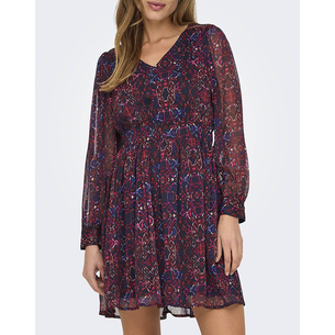 Product ONLY ONLSONIA LIFE L/S V-NECK DRESS PTM base image