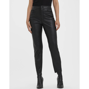 Product VERO MODA VMBRENDA HR STRAIGHT PL ANK PANTS base image