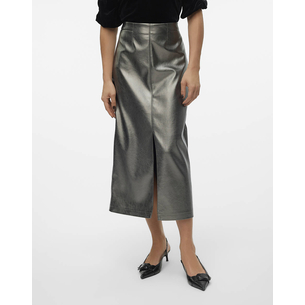 Product VERO MODA VMCAMILLA COATED MIDI SKIRT base image