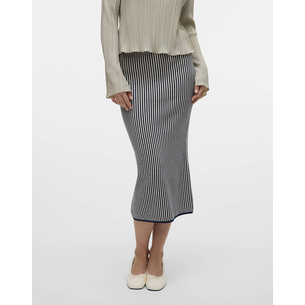Product VERO MODA VMGOLD PINSTRIPE PENCIL 7/8 SKIRT GA base image