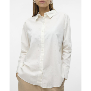 Product VERO MODA VMCHARLOTTE STUD LS SHIRT WVN GA base image