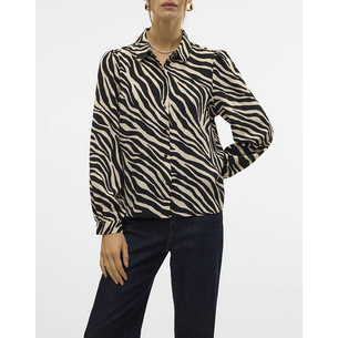 Product VERO MODA VMTEAGAN L/S SHIRT WVN BTQ GA base image