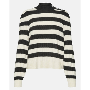 Product VERO MODA VMELYA LS HIGHNECK PULLOVER GA BOO base image