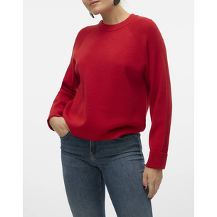 Product VERO MODA VMGOLD MIX LS O-NECK PULLOVER GA base image