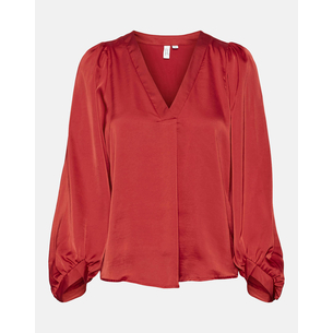 Product VERO MODA VMRANDY L/S V-NECK TOP WVN BTQ GA base image