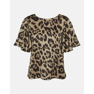 Product VERO MODA VMMERLE 2/4 O-NECK TOP WVN GA base image