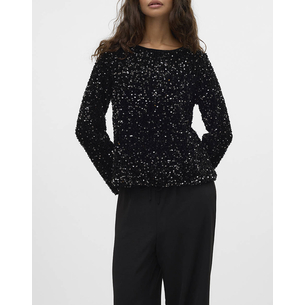 Product VERO MODA VMBELLA LS BOATNECK TOP JRS base image