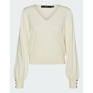 Product VERO MODA VMHOLLYKARIS LS V-NECK PULLOVER GA BOO base image