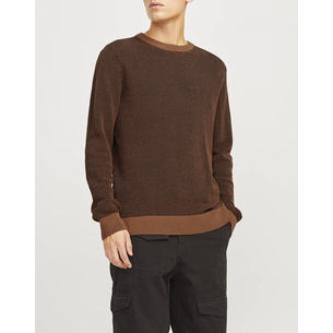 Product JACK&JONES JJEGLOBE KNIT CREW NECK NOOS base image