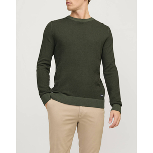 Product JACK&JONES JJEGLOBE KNIT CREW NECK NOOS base image