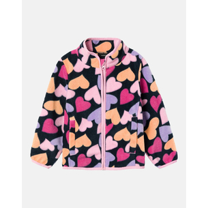 Product NAME IT NMFMEEKO FLEECE JACKET AOP1 base image