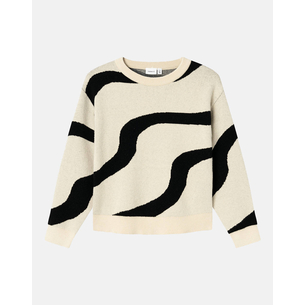 Product NAME IT NKFNAFINE LS SHORT KNIT base image