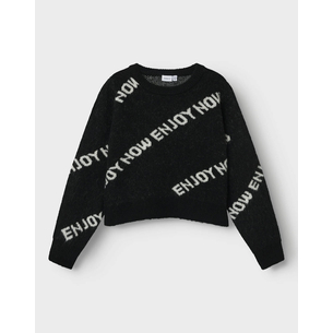 Product NAME IT NKFNIWORD LS SHORT KNIT base image