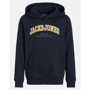 Product JACK&JONES JJECALEB VARSITY SWEAT HOOD NOOS JNR base image