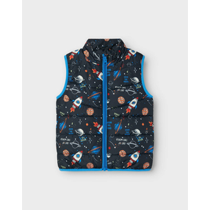 Product NAME IT NMMMYLANE VEST DARK AOP base image