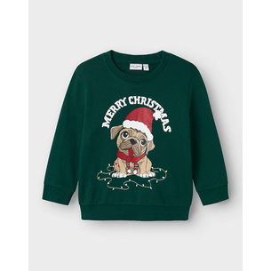 Product NAME IT NMMVISMAS LS NREG SWEAT BRU base image