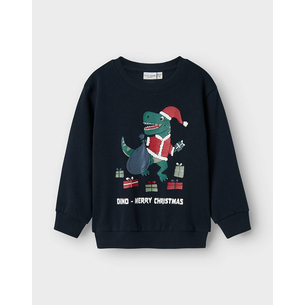 Product NAME IT NMMVISMAS LS NREG SWEAT BRU base image