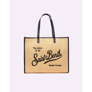 Product MC2 VIVIAN STRAW STRAW SHOULDER BAG WITH PIPING (Dimensions: 38 x 30 x 14cm.) base image